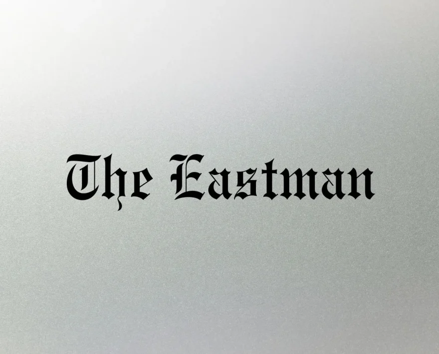 Boutique hotel sign for The Eastman unit of downtown Hot Springs lodging