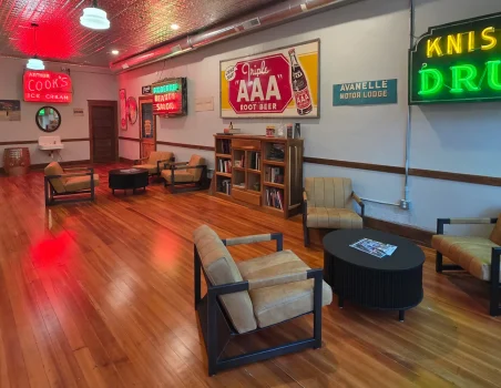 adaptive reuse building in downtown hot springs near bathhouse row